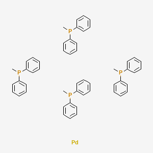 molecular formula C52H52P4Pd B15343703 Tetrakis(methyldiphenylphosphine)palladium(0) 