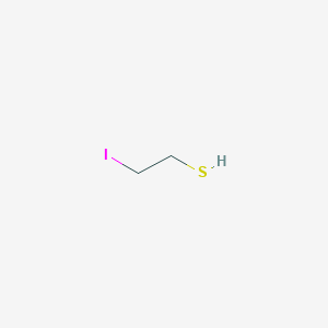 molecular formula C2H5IS B15343793 Ethanethiol, 2-iodo- CAS No. 62620-25-1
