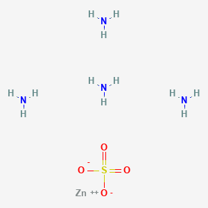 molecular formula H12N4O4SZn B15343828 zinc;azane;sulfate CAS No. 34417-25-9