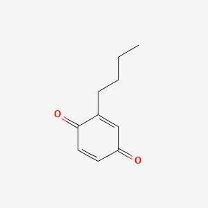 molecular formula C10H12O2 B15343842 2-Butyl-p-benzoquinone CAS No. 4197-70-0