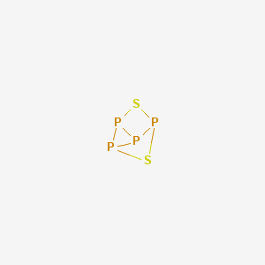 molecular formula P4S2 B15343920 Tetraphosphorus disulfide CAS No. 12165-70-7