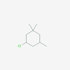 molecular formula C9H17Cl B15344081 3-Chloro-1,1,5-trimethylcyclohexane CAS No. 6305-19-7