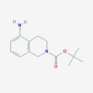 molecular formula C14H20N2O2 B153441 tert-Butyl 5-amino-3,4-dihydroisoquinoline-2(1H)-carboxylate CAS No. 201150-73-4