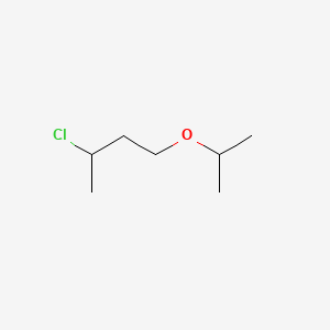 molecular formula C7H15ClO B15344118 3-Chlorobutyl isopropyl ether CAS No. 2703-40-4
