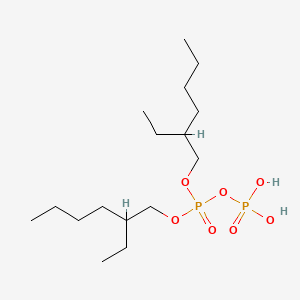 molecular formula C16H36O7P2 B15344243 Diphosphoric acid, bis(2-ethylhexyl) ester CAS No. 26836-28-2