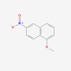 molecular formula C11H9NO3 B15344284 1-Methoxy-6-nitronaphthalene CAS No. 31108-29-9