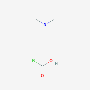 molecular formula C4H10BNO2 B15344473 Trimethylamine-carboxyborane CAS No. 60788-33-2