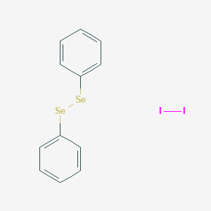 molecular formula C12H10I2Se2 B15344568 Molecular iodine;(phenyldiselanyl)benzene CAS No. 59411-08-4
