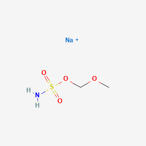 molecular formula C2H7NNaO4S+ B15344643 Sodium;methoxymethyl sulfamate 
