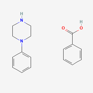 molecular formula C17H20N2O2 B15344681 benzoic acid;1-phenylpiperazine CAS No. 23245-25-2