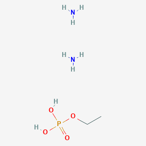 molecular formula C2H13N2O4P B15344755 Diammonium ethyl phosphate CAS No. 24856-79-9