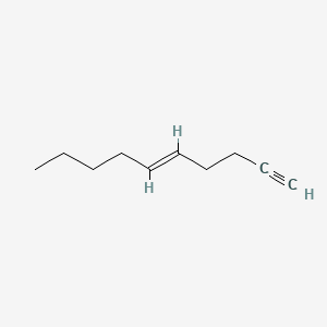molecular formula C10H16 B15344802 (E)-5-Decen-1-yne CAS No. 53963-07-8