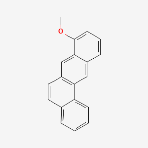 molecular formula C19H14O B15344810 BENZ(a)ANTHRACENE, 8-METHOXY- CAS No. 63019-69-2