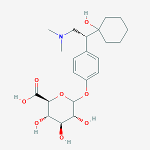 molecular formula C22H33NO8 B15344863 Desmethylvenlafaxine O-D-glucuronide 