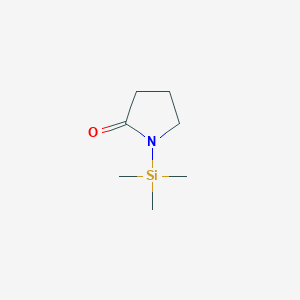 molecular formula C7H15NOSi B015345 1-(Trimethylsilyl)pyrrolidin-2-one CAS No. 14468-90-7