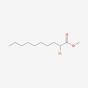 molecular formula C11H21BrO2 B15345209 Methyl 2-bromodecanoate CAS No. 7357-56-4