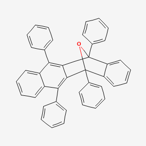 molecular formula C42H28O B15345274 Tetraphenylnaphthacene monoxide CAS No. 127257-80-1