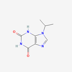 molecular formula C8H10N4O2 B15345297 9-propan-2-yl-3H-purine-2,6-dione CAS No. 7464-92-8