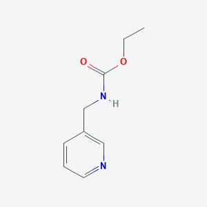 molecular formula C9H12N2O2 B15345340 Ethyl(pyridin-3-ylmethyl)carbamate CAS No. 2737-83-9