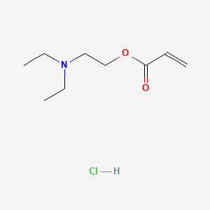 molecular formula C9H18ClNO2 B15345391 2-(Diethylamino)ethyl acrylate hydrochloride CAS No. 26536-86-7