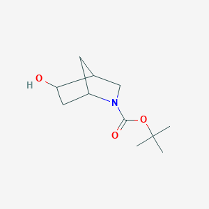 molecular formula C11H19NO3 B153454 Tert-butyl 5-hydroxy-2-azabicyclo[2.2.1]heptane-2-carboxylate CAS No. 207405-60-5