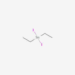 molecular formula C4H10I2Sn B15345486 Diethyltin diiodide CAS No. 2767-55-7