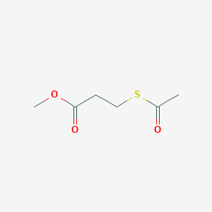 molecular formula C6H10O3S B15345550 Methyl 3-(acetylsulfanyl)propanoate CAS No. 6291-62-9