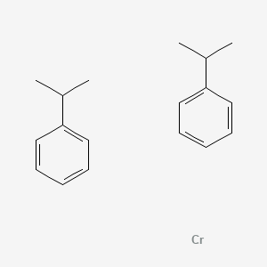 molecular formula C18H24Cr B15345860 Dicumene chromium CAS No. 12001-89-7