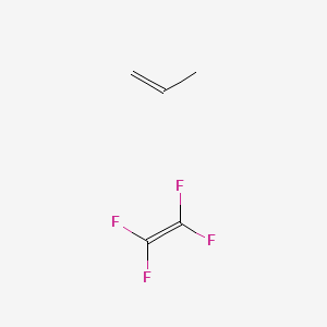 molecular formula C5H6F4 B15345883 Prop-1-ene;1,1,2,2-tetrafluoroethene CAS No. 27029-05-6