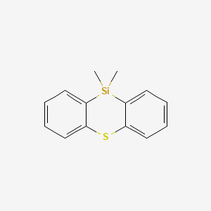 molecular formula C14H14SSi B15345889 10,10-Dimethylphenothiasilin CAS No. 61431-08-1