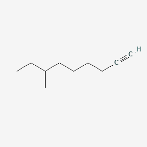 molecular formula C10H18 B15345919 1-Nonyne, 7-methyl- CAS No. 71566-65-9