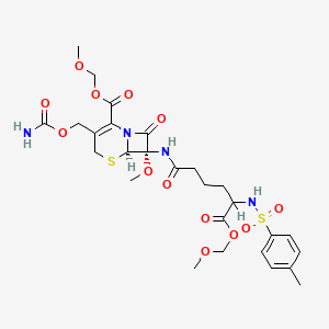 molecular formula C27H36N4O13S2 B15345959 Einecs 260-339-7 CAS No. 56686-90-9
