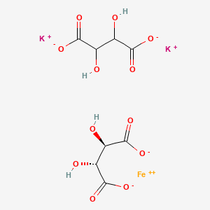 molecular formula C8H8FeK2O12 B15346010 Potassium-iron(III)-tartrate 