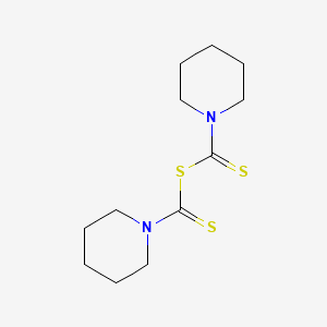 molecular formula C12H20N2S3 B15346090 Piperidine-1-dithiocarboxylic acid, anhydrosulphide CAS No. 725-32-6