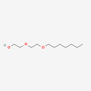 molecular formula C11H24O3 B15346097 Ethanol, 2-(2-(heptyloxy)ethoxy)- CAS No. 25961-87-9