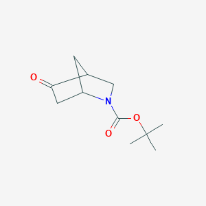 molecular formula C11H17NO3 B153461 Tert-butyl 5-oxo-2-azabicyclo[2.2.1]heptane-2-carboxylate CAS No. 198835-06-2