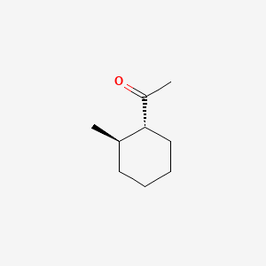 molecular formula C9H16O B15346253 trans-1-(2-Methylcyclohexyl)ethan-1-one CAS No. 5222-61-7