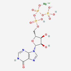 molecular formula C10H13MgN4O14P3 B15346270 Magnesium itp CAS No. 24464-06-0