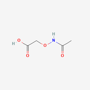 molecular formula C4H7NO4 B15346355 Acetamidooxyacetic acid CAS No. 5382-88-7