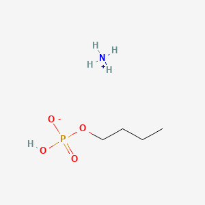 molecular formula C4H14NO4P B15346388 Butyl dihydrogen phosphate, ammonium salt CAS No. 50683-27-7