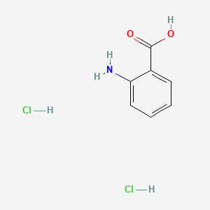 molecular formula C7H9Cl2NO2 B15346439 Anthranilic acid dihydrochloride CAS No. 7459-95-2
