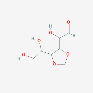 molecular formula C7H12O6 B15346477 3,4-o-Methylidenehexose CAS No. 56292-11-6