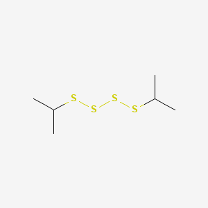 molecular formula C6H14S4 B15346652 Diisopropyl tetrasulphide CAS No. 60089-53-4