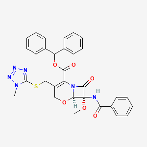 molecular formula C31H28N6O6S B15346688 Intermediate 1 of Latamoxef Sodium 