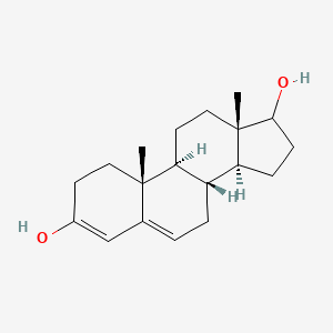molecular formula C19H28O2 B15346894 Androsta-3,5-diene-3 b,17b-diol 