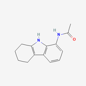 molecular formula C14H16N2O B15347110 Acetamide, N-(5,6,7,8-tetrahydrocarbazol-1-YL)- CAS No. 64058-93-1