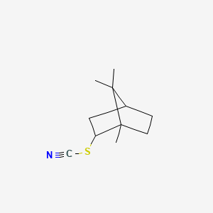 molecular formula C11H17NS B15347367 Isobornyl thiocyanate CAS No. 7492-22-0