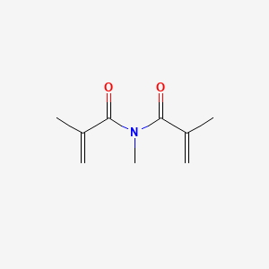 molecular formula C9H13NO2 B15347652 N-Methyl-N-(2-methyl-1-oxoallyl)methacrylamide CAS No. 7370-84-5