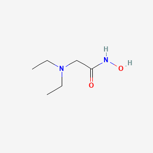 molecular formula C6H14N2O2 B15347849 Acetamide,2-(diethylamino)-N-hydroxy- 
