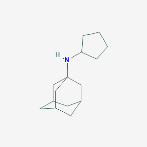 molecular formula C15H25N B153479 Adamantylcyclopentanamine CAS No. 134293-29-1
